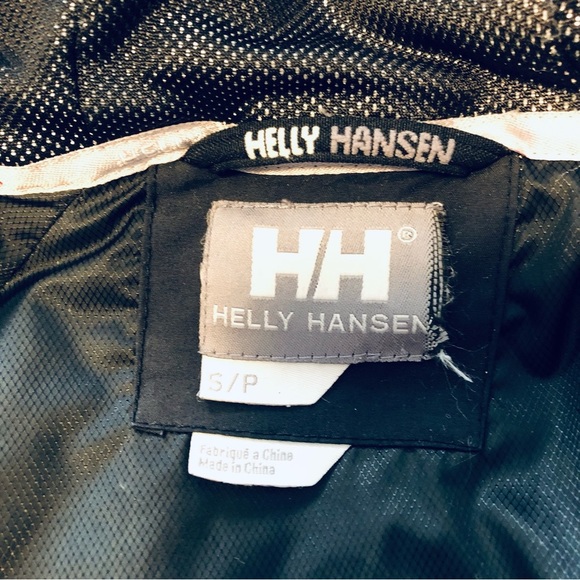Helly Hansen Small Down Filled Bomber Ski Jacket Black Crop - Picture 11 of 15